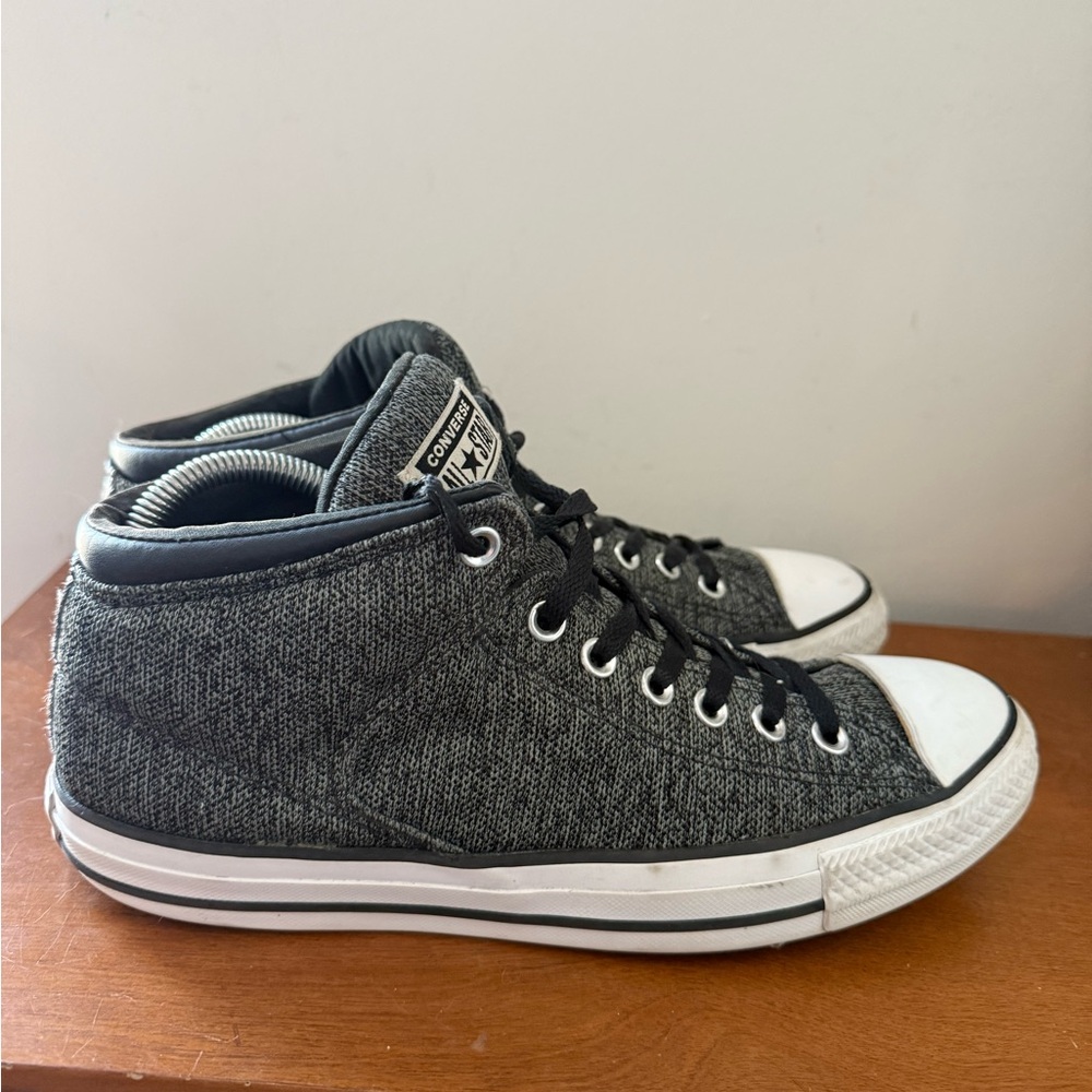 Converse Chuck Taylor All Star High Street High Gray Black White 161515F Mens 9